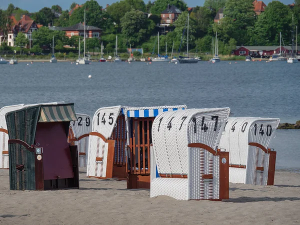 Die Stadt Eckernförde Der Ostsee — Stockfoto