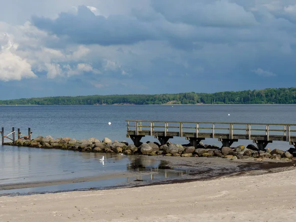 Baltık Denizi 'ndeki Eckernfoette şehri