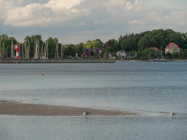Baltık Denizi 'ndeki Eckernfoette şehri