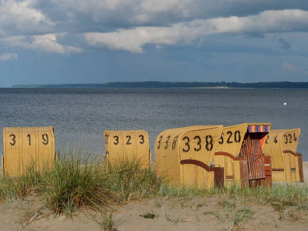 Город Eckernfoerde Балтийском Море — стоковое фото
