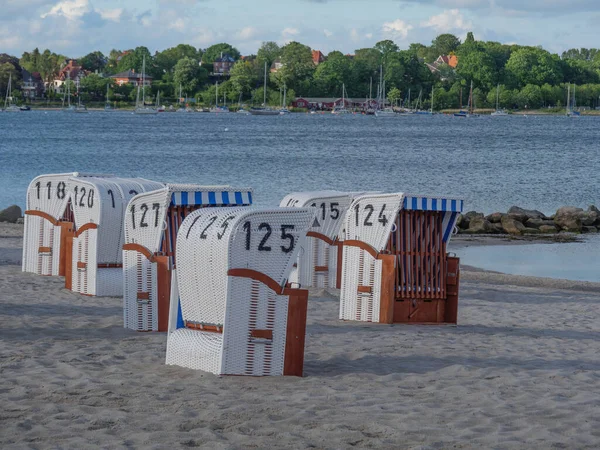 Die Stadt Eckernförde Der Ostsee — Stockfoto