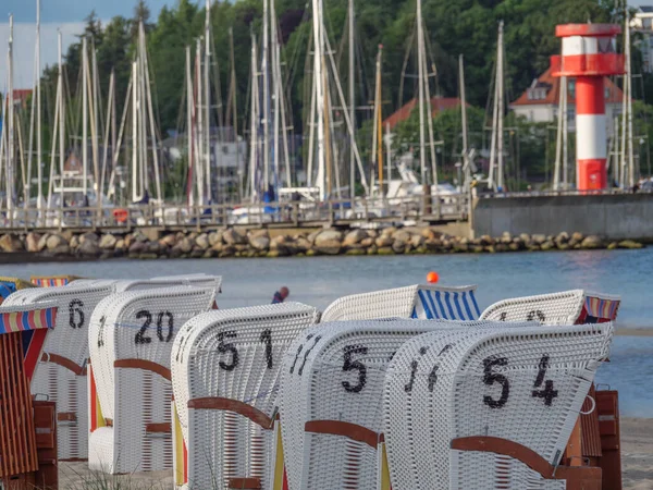 Baltık Denizi 'ndeki Eckernfoette şehri