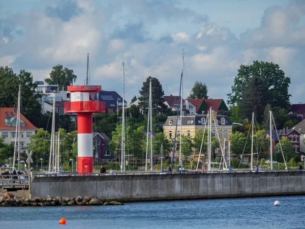 Cidade Eckernfoerde Mar Báltico — Fotografia de Stock