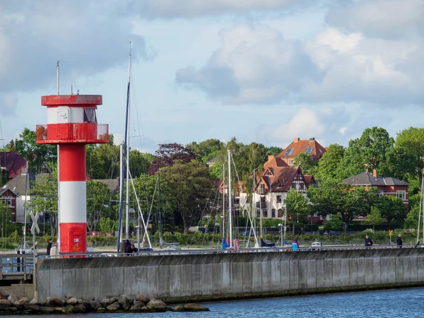 Місто Еккернфорд Біля Балтійського Моря — стокове фото