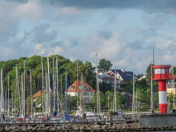 Ciudad Eckernfoerde Mar Báltico — Foto de Stock