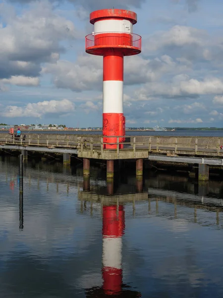 Miasto Eckernfoerde Nad Morzem Bałtyckim — Zdjęcie stockowe