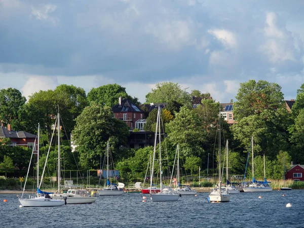 Baltık Denizi 'ndeki Eckernfoette şehri