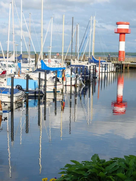 Città Eckernfoerde Mare Baltico — Foto Stock