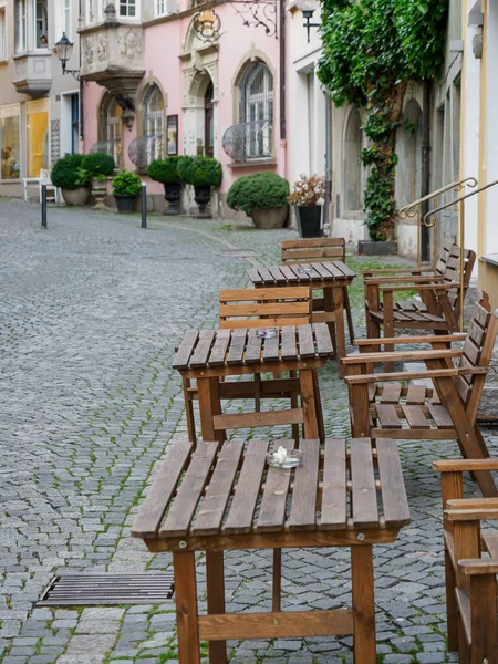 Lindau Almanya 'da göl kıyısında.