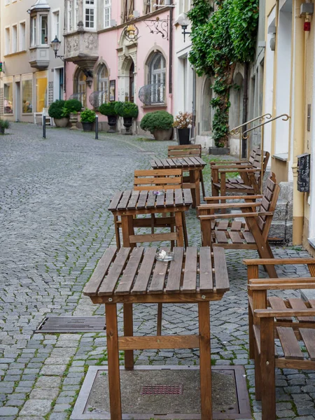 Lindau Almanya 'da göl kıyısında.