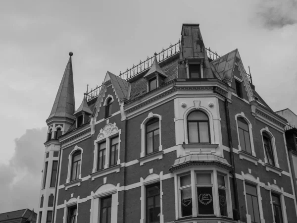 Baltık Denizi 'ndeki Eckernfoette şehri