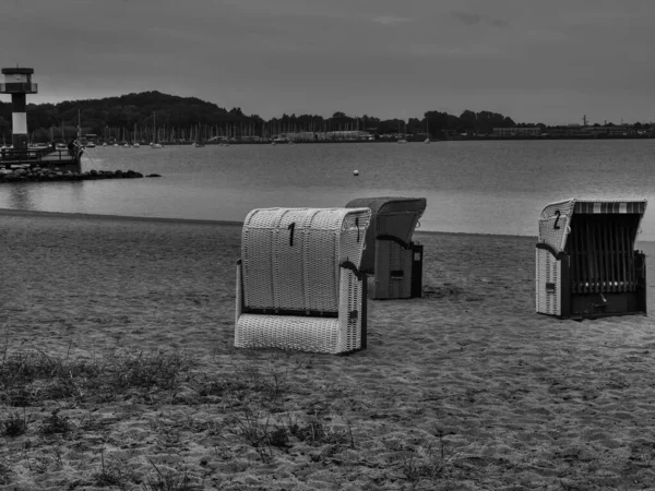 Baltık Denizi 'ndeki Eckernfoette şehri