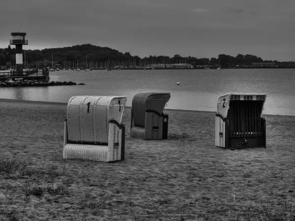 Baltık Denizi 'ndeki Eckernfoette şehri