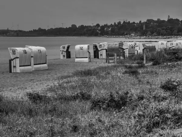 Baltık Denizi 'ndeki Eckernfoette şehri