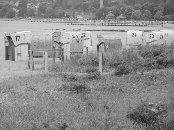 Baltık Denizi 'ndeki Eckernfoette şehri