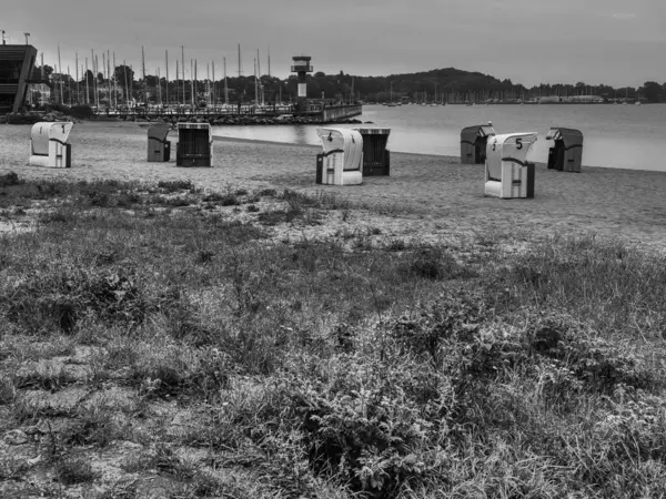 Baltık Denizi 'ndeki Eckernfoette şehri