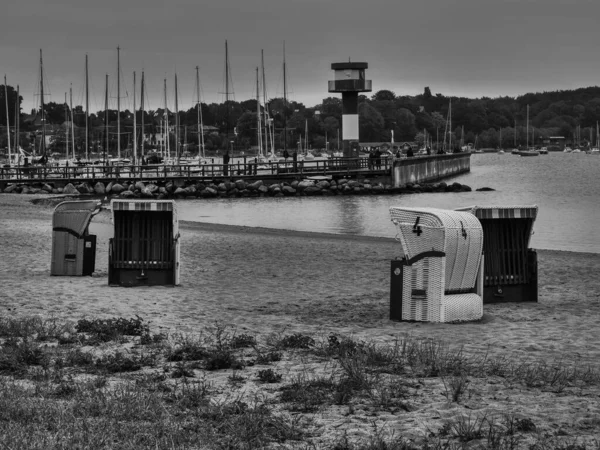 Baltık Denizi 'ndeki Eckernfoette şehri