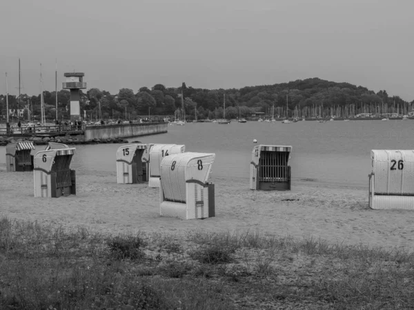 Baltık Denizi 'ndeki Eckernfoette şehri