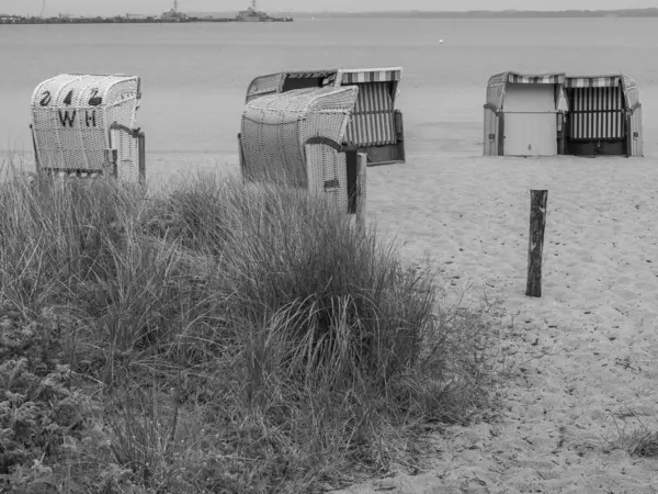 Baltık Denizi 'ndeki Eckernfoette şehri