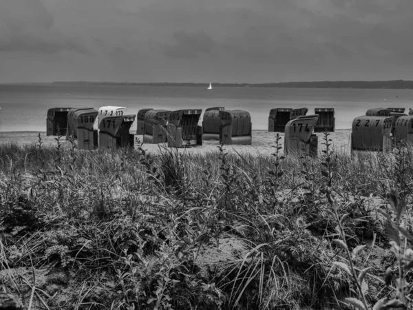 Baltık Denizi 'ndeki Eckernfoette şehri