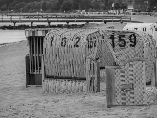 Baltık Denizi 'ndeki Eckernfoette şehri