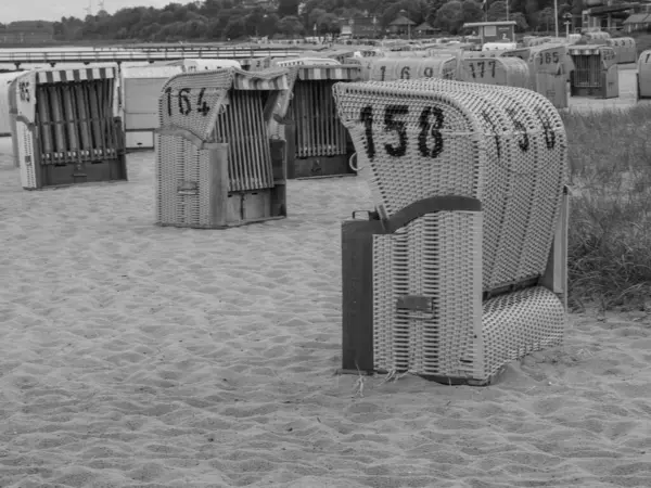 Baltık Denizi 'ndeki Eckernfoette şehri