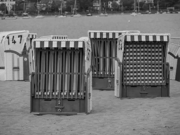 Baltık Denizi 'ndeki Eckernfoette şehri