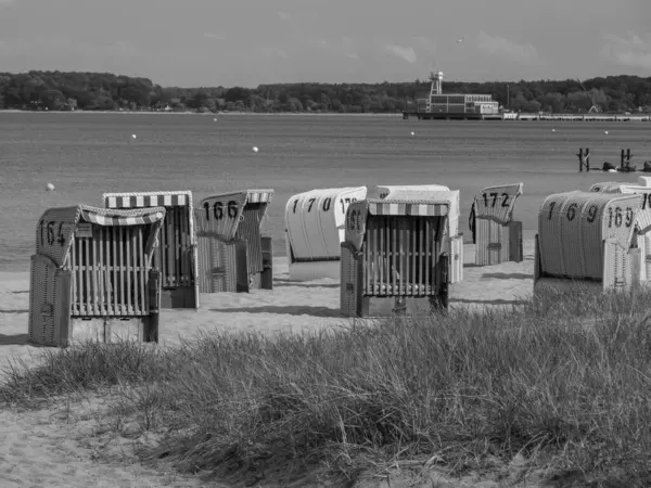 Baltık Denizi 'ndeki Eckernfoette şehri