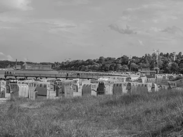 Baltık Denizi 'ndeki Eckernfoette şehri