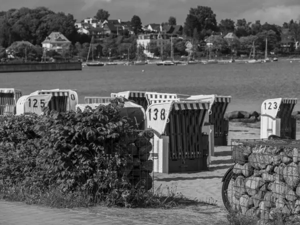 Baltık Denizi 'ndeki Eckernfoette şehri
