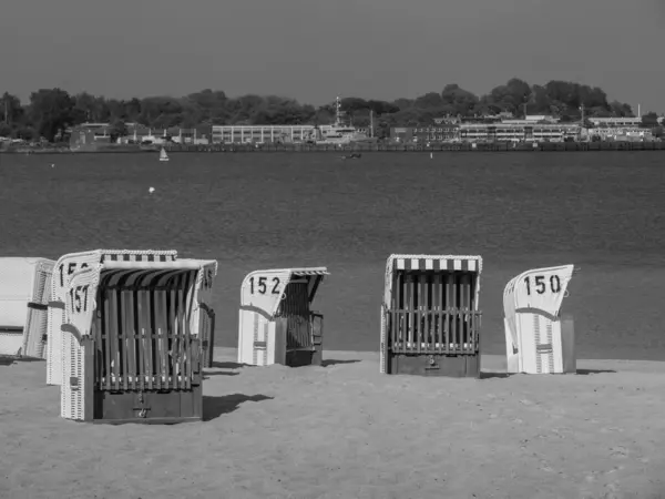 Baltık Denizi 'ndeki Eckernfoette şehri