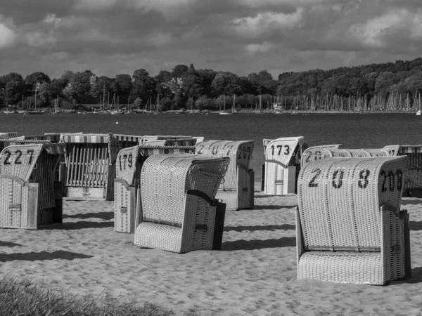 Baltık Denizi 'ndeki Eckernfoette şehri