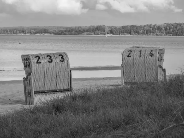 Baltık Denizi 'ndeki Eckernfoette şehri