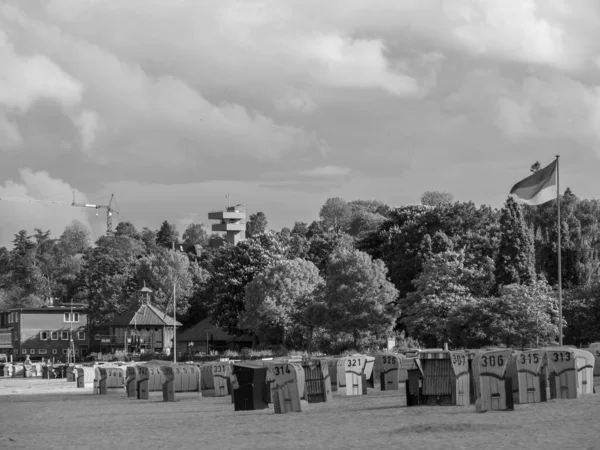 Baltık Denizi 'ndeki Eckernfoette şehri