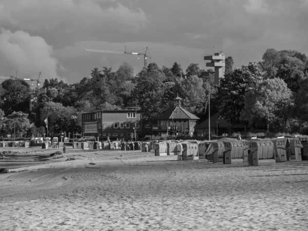 Baltık Denizi 'ndeki Eckernfoette şehri