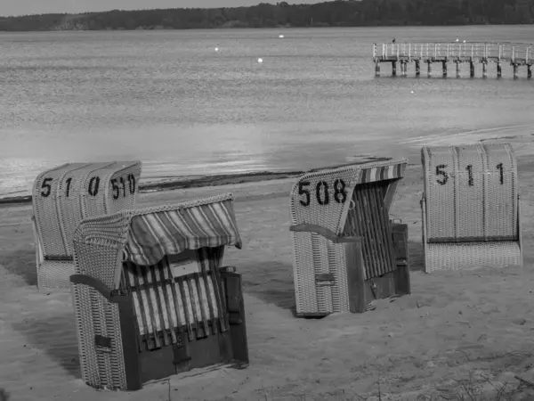 Baltık Denizi 'ndeki Eckernfoette şehri