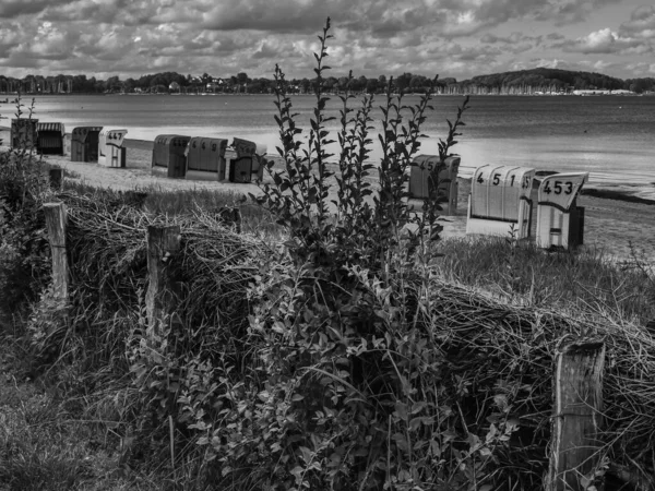 Baltık Denizi 'ndeki Eckernfoette şehri