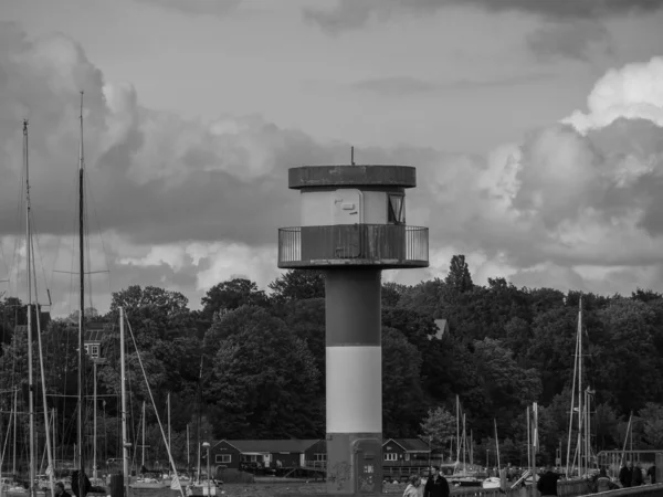 Baltık Denizi 'ndeki Eckernfoette şehri