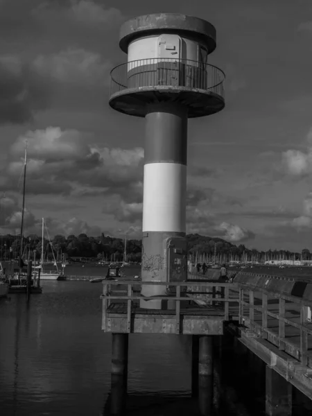 Cidade Eckernfoerde Mar Báltico — Fotografia de Stock