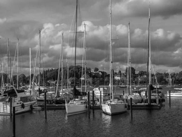 Die Stadt Eckernförde Der Ostsee — Stockfoto