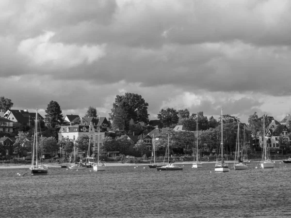 Baltık Denizi 'ndeki Eckernfoette şehri