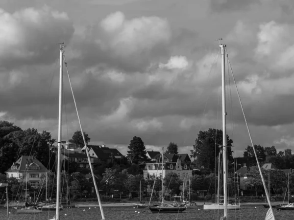 Baltık Denizi 'ndeki Eckernfoette şehri