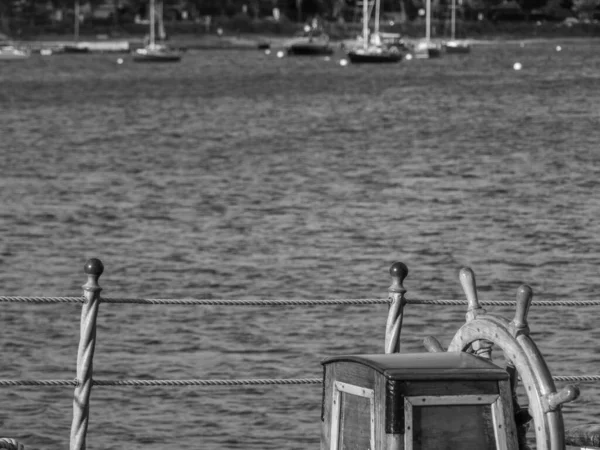 Baltık Denizi 'ndeki Eckernfoette şehri