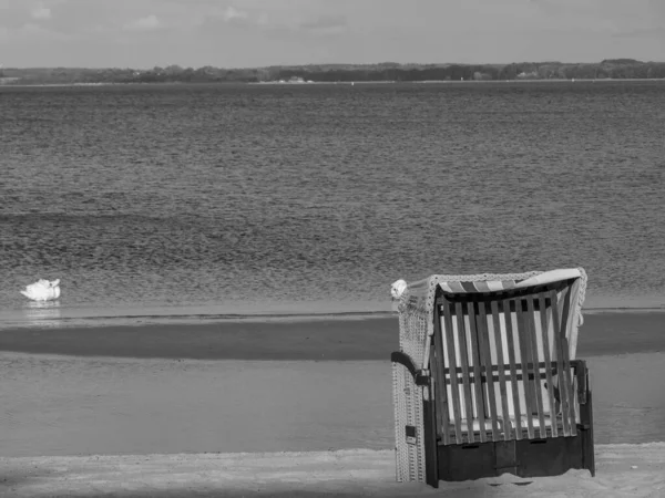 Baltık Denizi 'ndeki Eckernfoette şehri