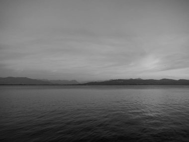 Lindau Almanya 'da göl kıyısında.