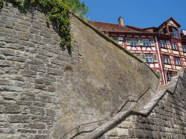 Meersburg Nad Jeziorem Bodeńskim Niemczech — Zdjęcie stockowe