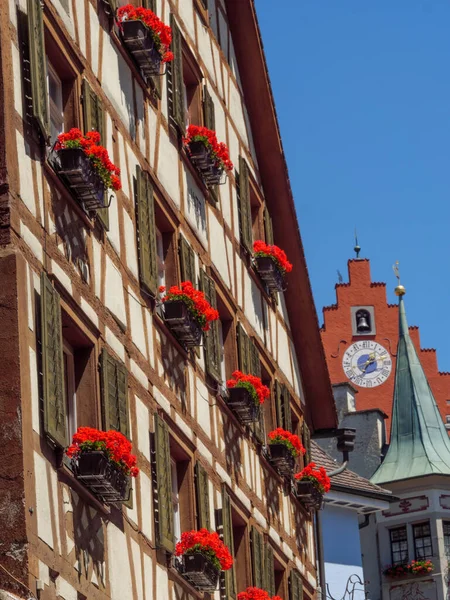 Meersburg Nad Jeziorem Bodeńskim Niemczech — Zdjęcie stockowe