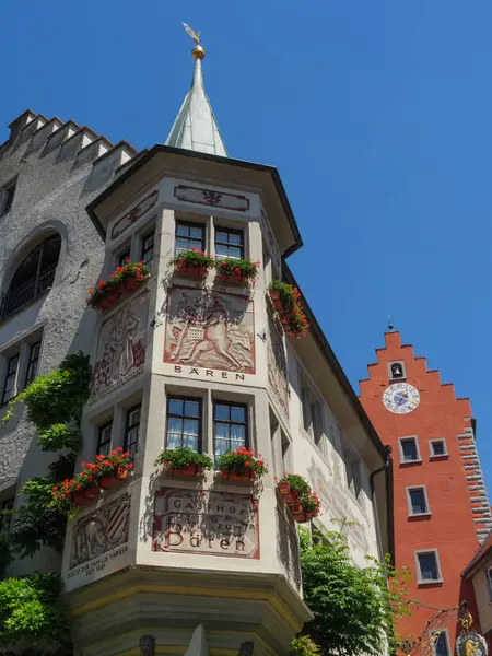 Meersburg Nad Jeziorem Bodeńskim Niemczech — Zdjęcie stockowe