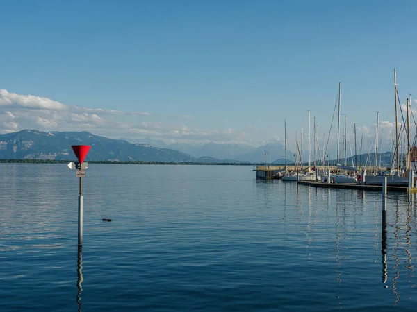 Lindau Városa Állandóságánál — Stock Fotó