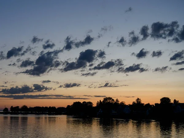 Město Lindau Bodamského Jezera — Stock fotografie